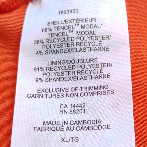 Mondetta sleeveless mid-length dress Orange Size xl - Picture 4 of 7